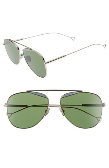 Women's Haze The Durete 58mm Aviator Sunglasses -