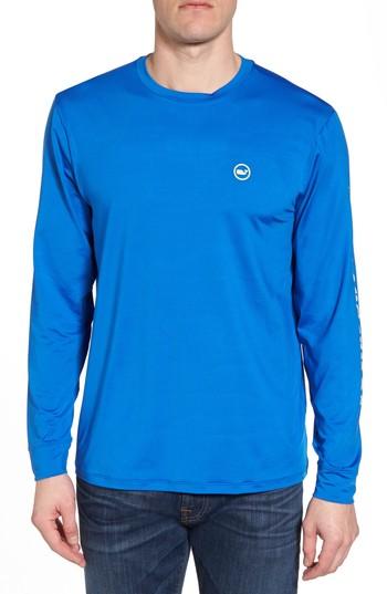 Men's Vineyard Vines Cationic Performance T-shirt - Blue