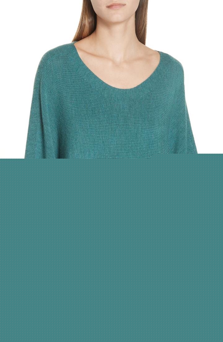 Women's Eileen Fisher Bell Sleeve Cashmere Blend Sweater - Beige