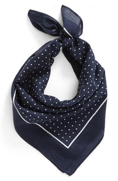Women's J.crew Polka Dot Bandana