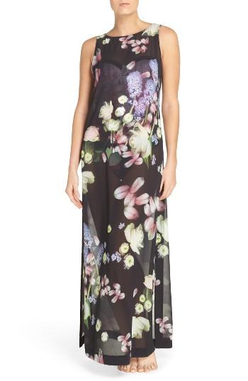 Women's Ted Baker London Kensington Cover-up Maxi Dress - Black
