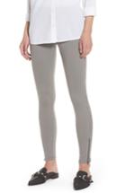 Women's Hue Curvy Fit Faux Suede Panel Leggings