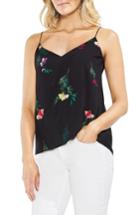 Women's Vince Camuto Tropical Garden Tie Back Camisole - Black