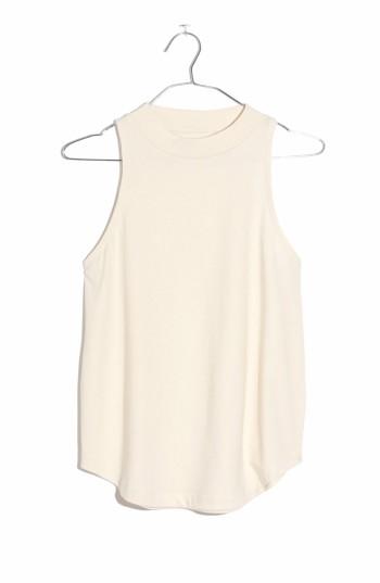 Women's Madewell Mock Neck Tank - Ivory