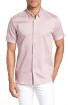 Men's Ted Baker London Gudvu Geo Print Sport Shirt (s) - Pink