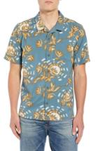 Men's Patagonia Stretch Planing Hybrid Shirt, Size - Blue