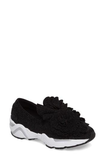 Women's Suecomma Bonnie Floral Slip-on Sneaker Eu - Black