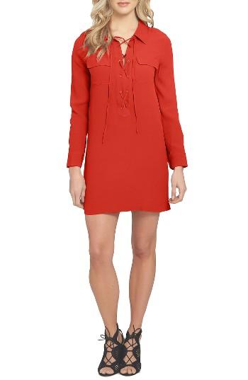Women's 1.state Lace-up Shirtdress