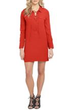 Women's 1.state Lace-up Shirtdress