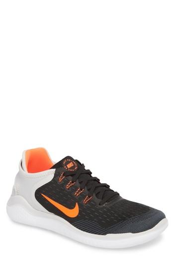 Men's Nike Free Rn 2018 Running Shoe M - Black