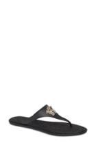 Women's Versace First Line Medusa Thong Sandal Us / 35eu - Black