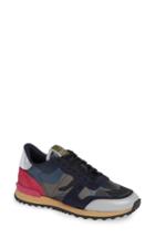 Women's Valentino Garavani Camouflage Low Top Sneaker Us / 40eu - Black