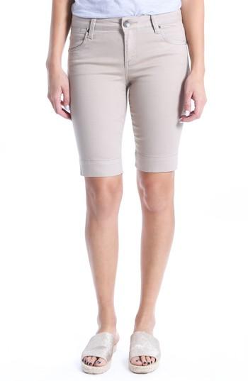 Women's Kut From The Kloth Natalie Bermuda Shorts - Beige