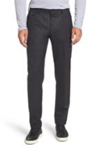 Men's Boss Gaetano Fit Wool Trousers, Size 30r - Black