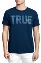 Men's True Religion Brand Jeans True Slogan T-shirt - Blue