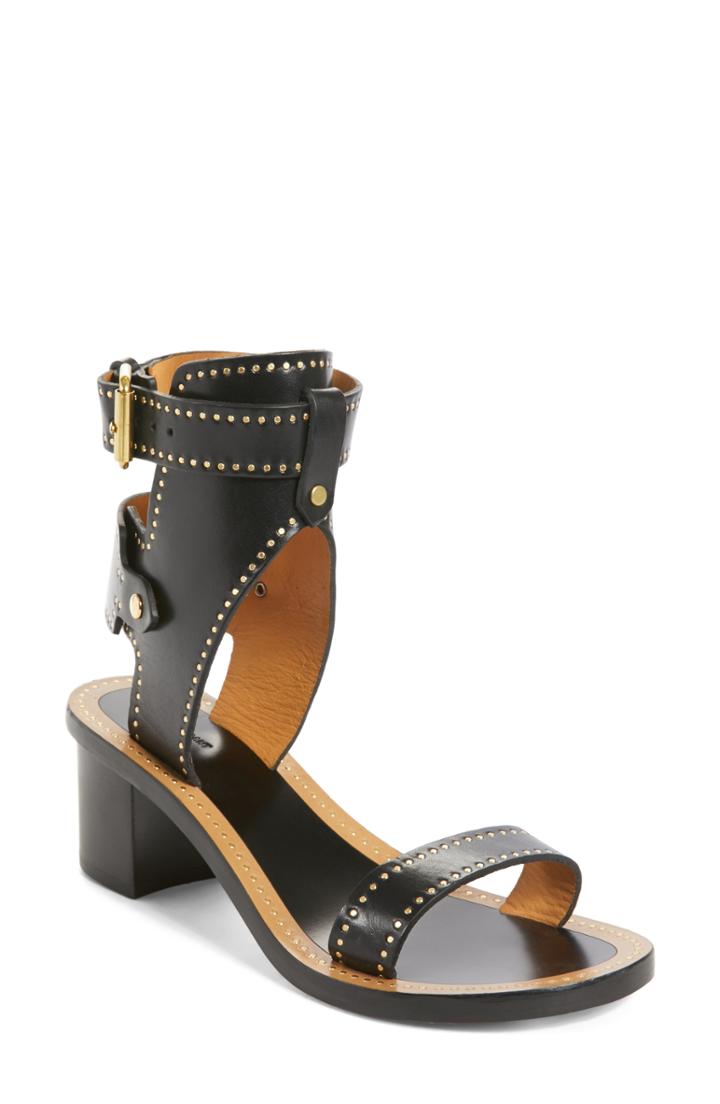 Women's Isabel Marant Jaeryn Studded Ankle Strap Sandal