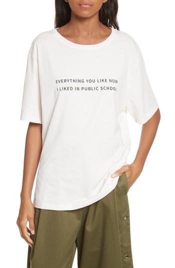 Women's Public School Everything I Like Graphic Tee
