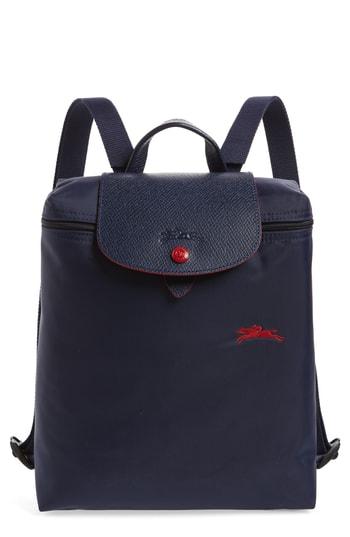 Longchamp Le Pliage Club Backpack - Blue
