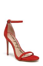 Women's Sam Edelman Ariella Ankle Strap Sandal M - Red