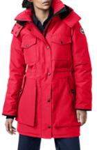 Women's Canada Goose Gabriola Water Resistant Arctic Tech 625 Fill Power Down Parka (14-16) - Red
