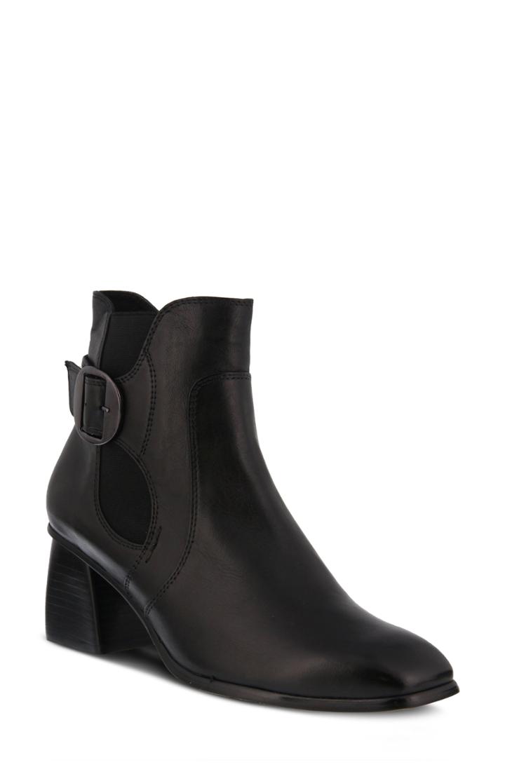 Women's Spring Step Felice Faux Fur Lined Bootie .5-10us / 41eu - Black