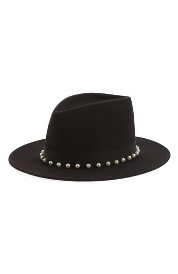 Women's Eugenia Kim Blaine Imitation Pearl Wool Fedora -