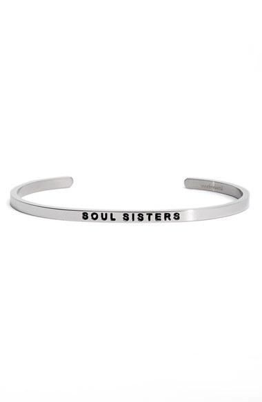 Women's Mantraband 'soul Sister' Cuff
