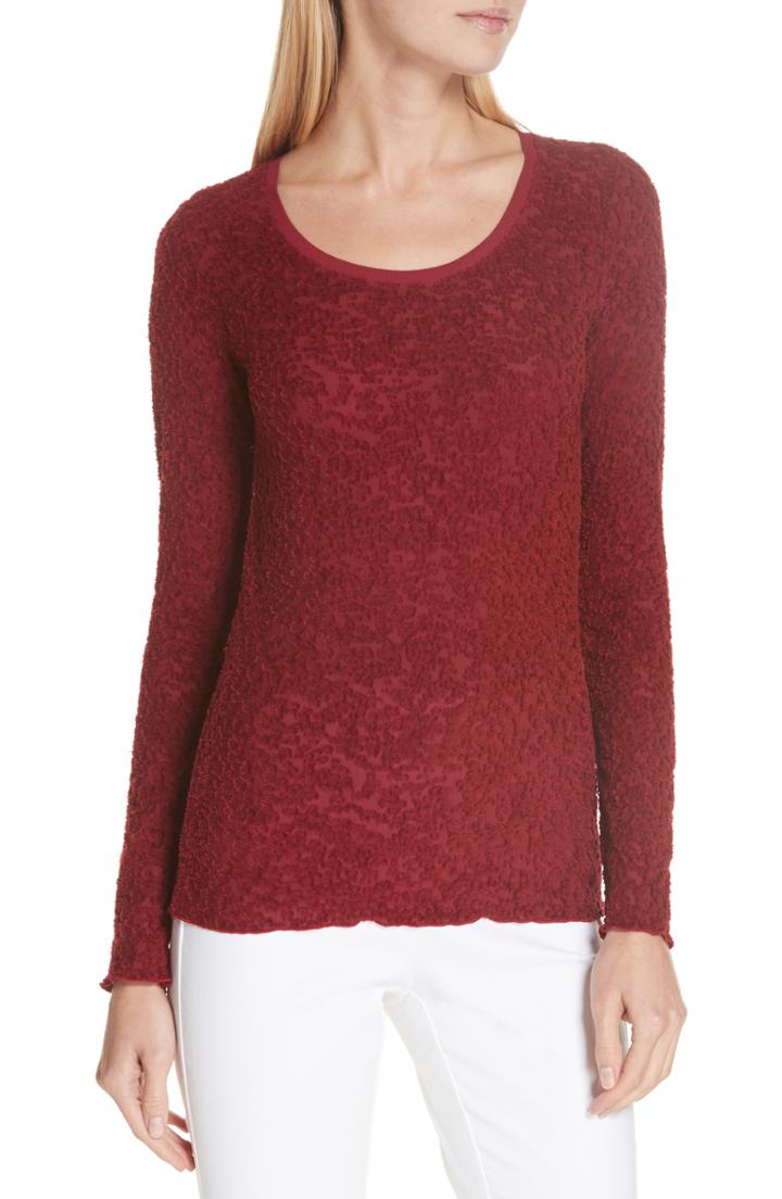 Women's Rag & Bone Collier Jacquard Top - Red