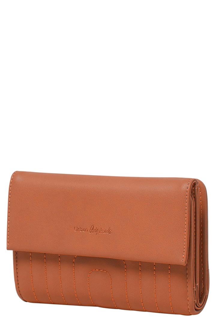 Women's Urban Originals Embrace Vegan Leather Wallet - Brown