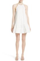 Women's Rebecca Taylor Stretch Cotton Shift Dress - Ivory