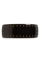 France Luxe Studded Rectangle Volume Barrette, Size - Black