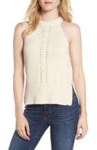 Women's Sincerely Jules Sleeveless Cable Sweater - Ivory
