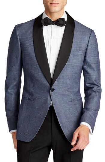 Men's Bonobos Capstone Slim Fit Wool Dinner Jacket R - Blue