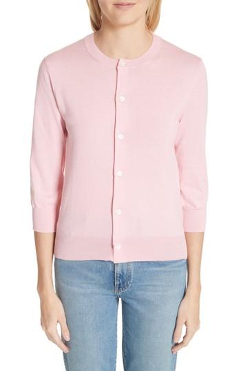 Women's Comme Des Garcons Button Cardigan - Pink