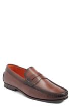 Men's Santoni Fergus Penny Loafer .5 D - Brown