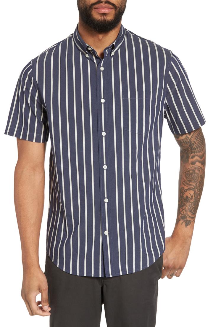 Men's Vince Regular Fit Stretch Short Sleeve Sport Shirt