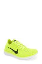 Women's Nike 'free Flyknit' Running Shoe M - Yellow