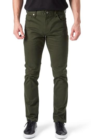 Men's 7 Diamonds Brushed Twill Five-pocket Pants X 32 - Green