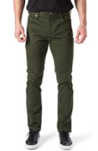 Men's 7 Diamonds Brushed Twill Five-pocket Pants X 32 - Green