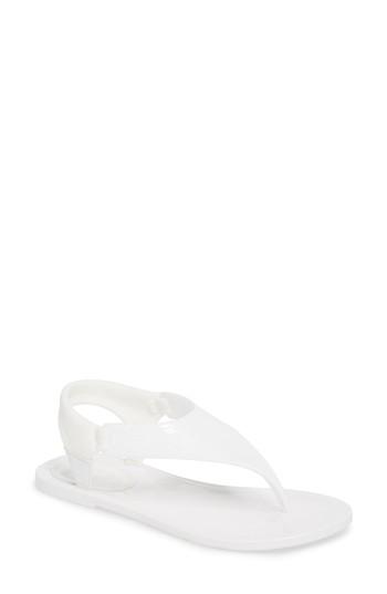 Women's Calvin Klein Janny Jelly Sandal M - White