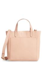 Madewell Small Transport Leather Crossbody Bag - Pink