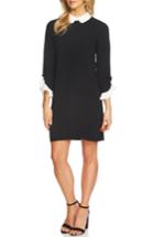 Women's Cece Ruffle Cuff Crepe Sheath Dress - Black