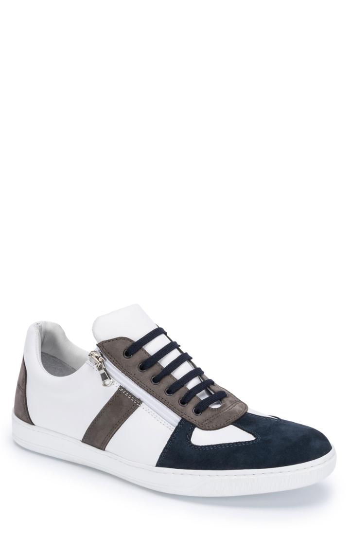Men's Bugatchi Calabria Sneaker .5 M - White