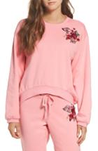 Women's Make + Model Embroidered Sweatshirt - Pink