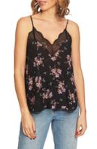 Women's 1.state Wildflower Racerback Camisole, Size - Black