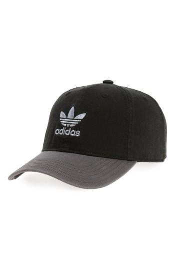 Men's Adidas Originals Relaxed Snapback Baseball Cap - Black