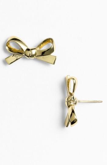 Women's Kate Spade New York 'skinny Mini' Bow Stud Earrings