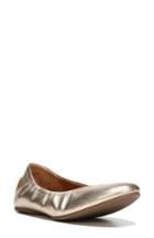 Women's Sarto By Franco Sarto Lindy Skimmer Flat M - Metallic