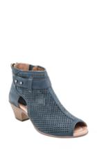 Women's Earth 'intrepid' Peep Toe Bootie M - Blue