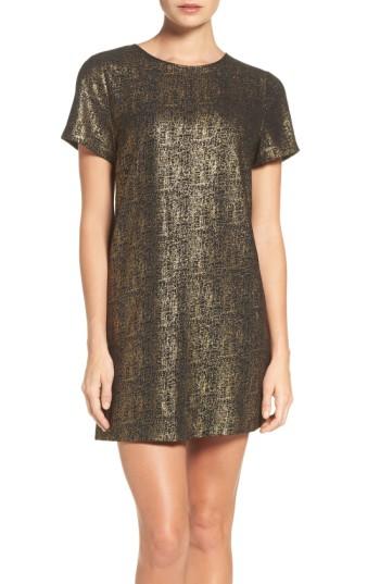 Women's Felicity & Coco Metallic Shift Dress - Black